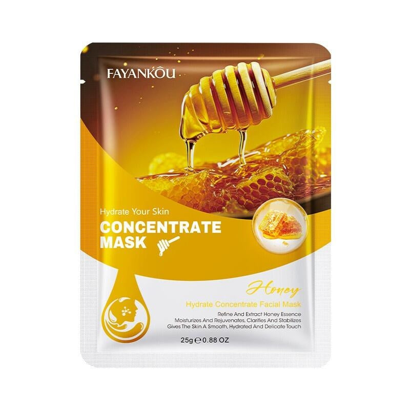 Mascarilla facial hidratante concentrada de miel